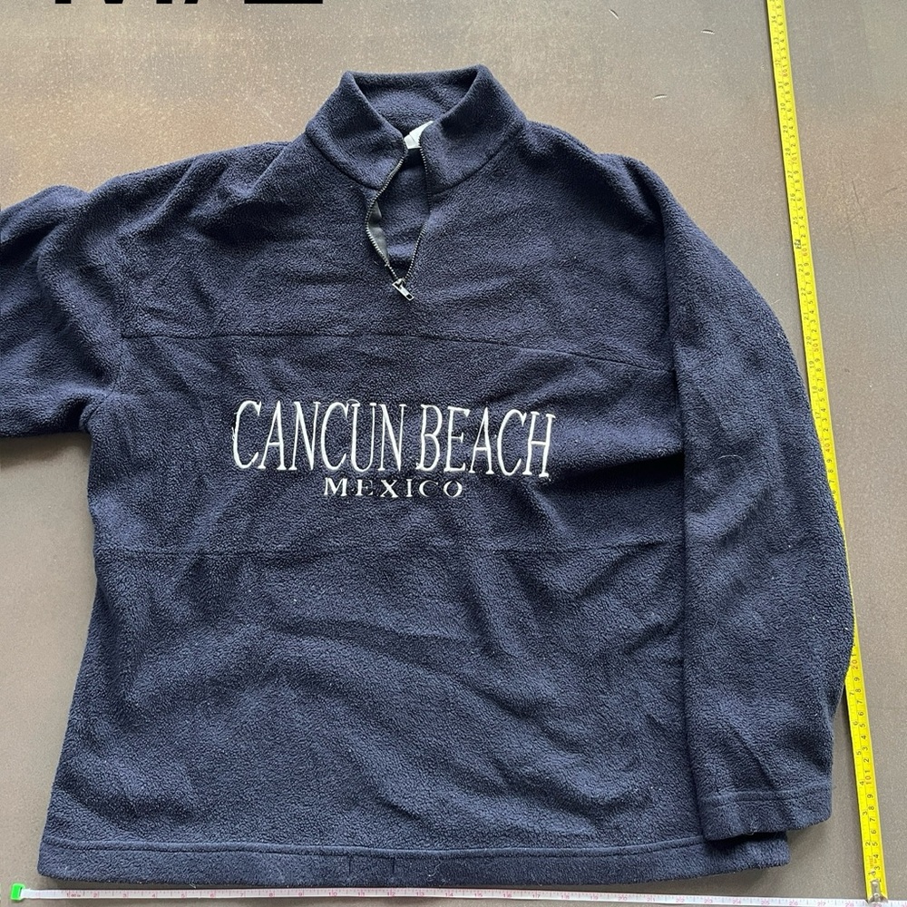 Navy Cancun Beach Mexico Pullover